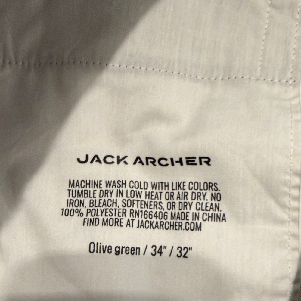 Men's Olive Green Chinos - Picture 2 of 2